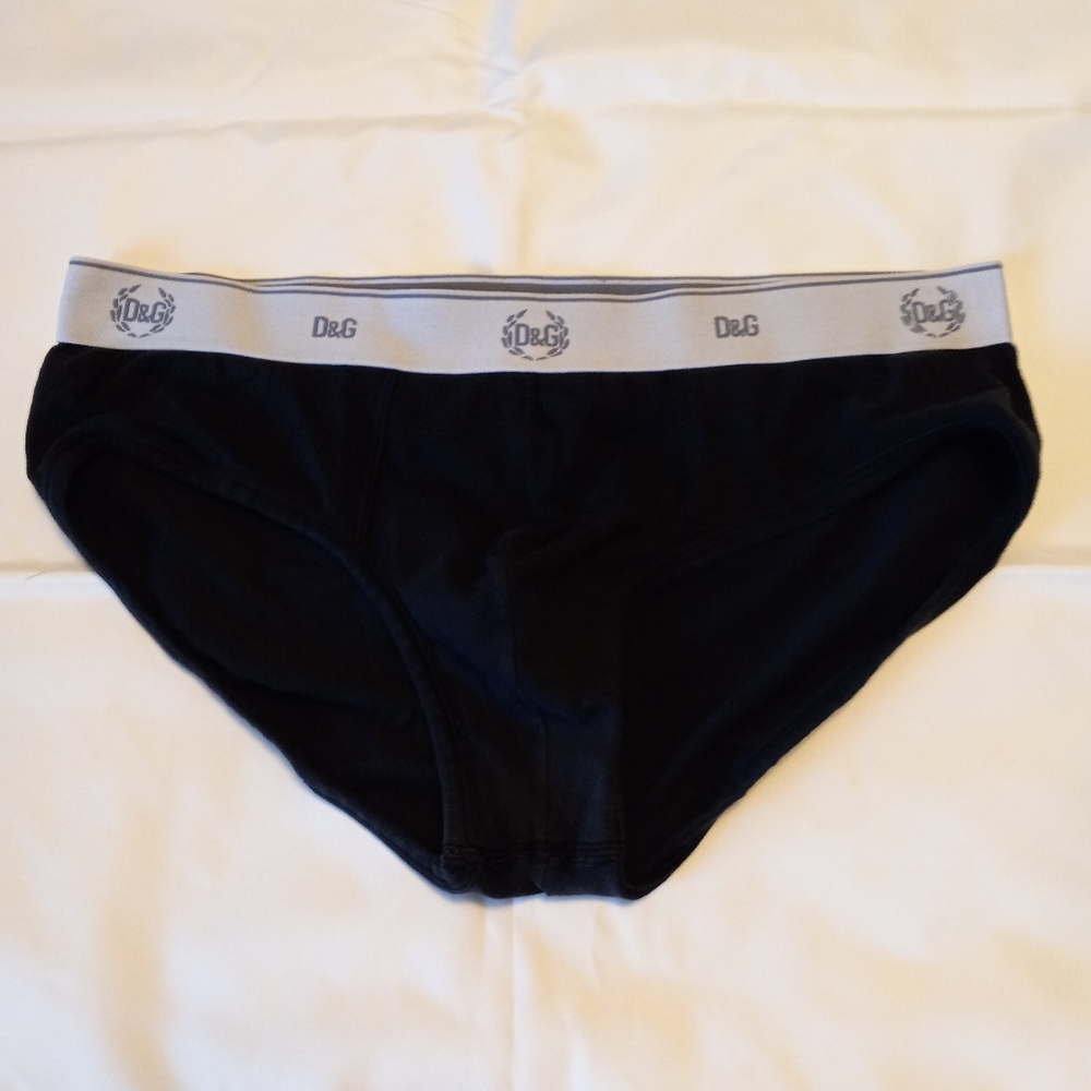 Men's Dolce & Gabanna Black Briefs Size M